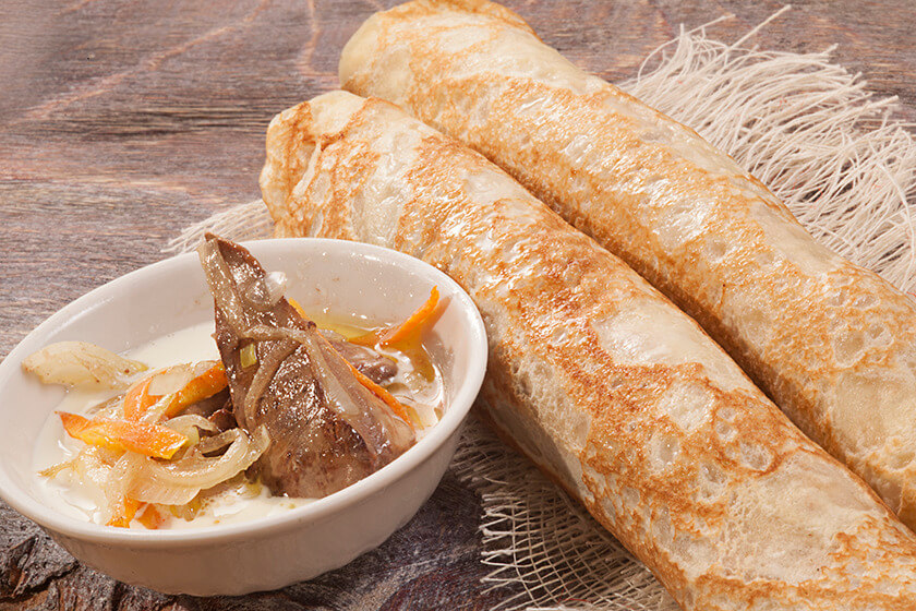 Блины с печенью 2 шт.