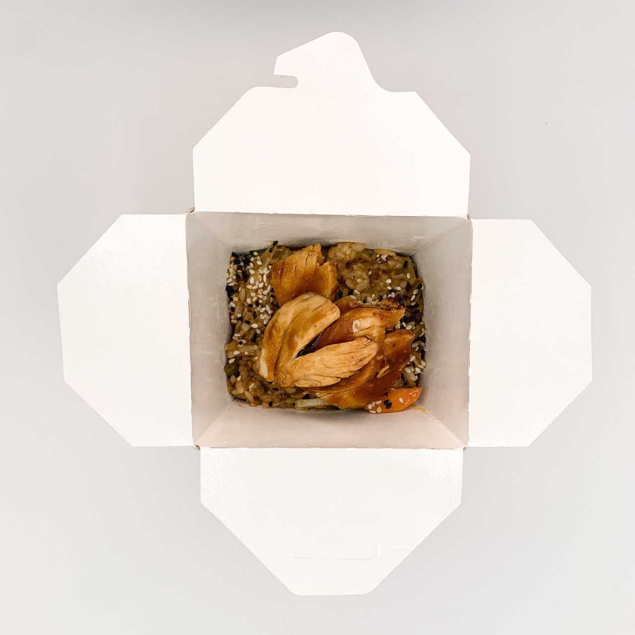 Тяхан с мясом птицы в соусе Терияки