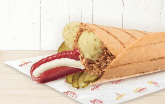 Рулле с колбаской дижонской