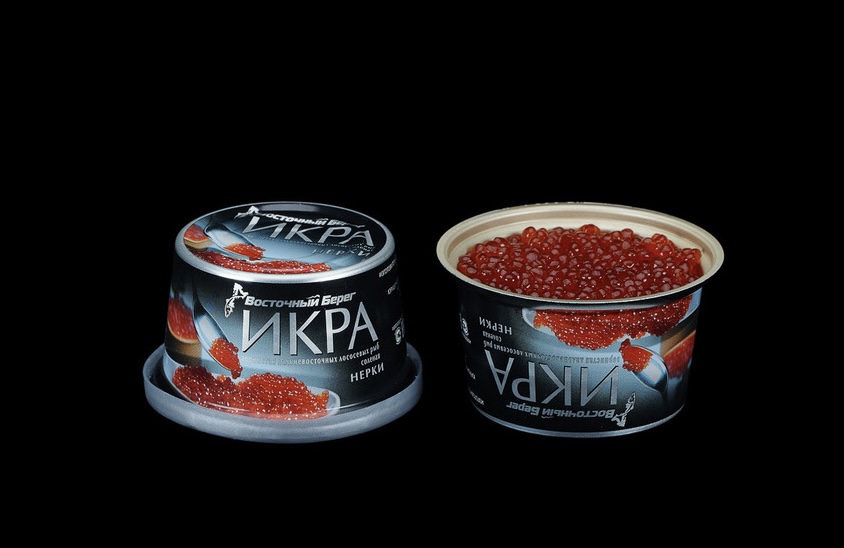 Икра красная Нерки ж/б 125 гр