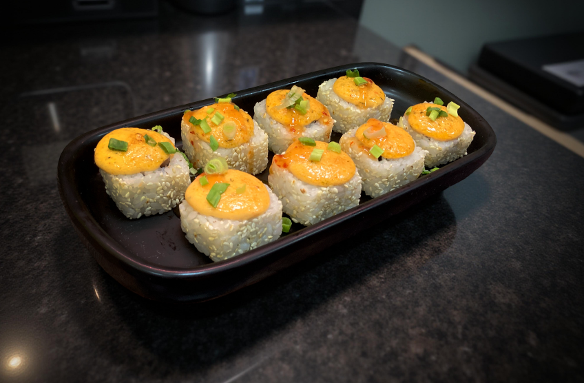 Ролл "Креветка гриль" запечённый