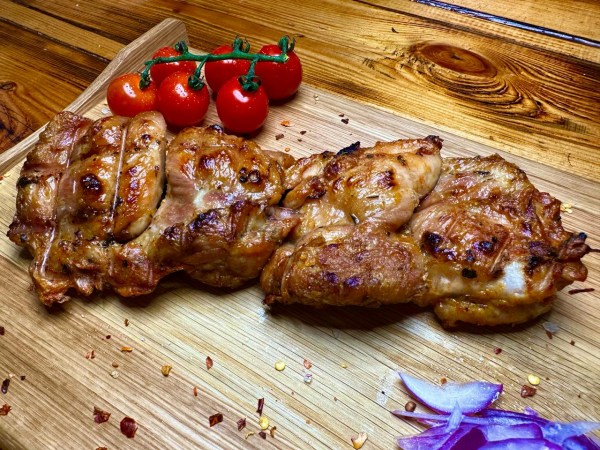 Шашлык из куриного филе бедра
