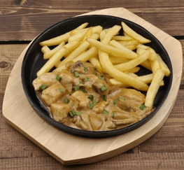 Жаркое из курицы в устр. соусе