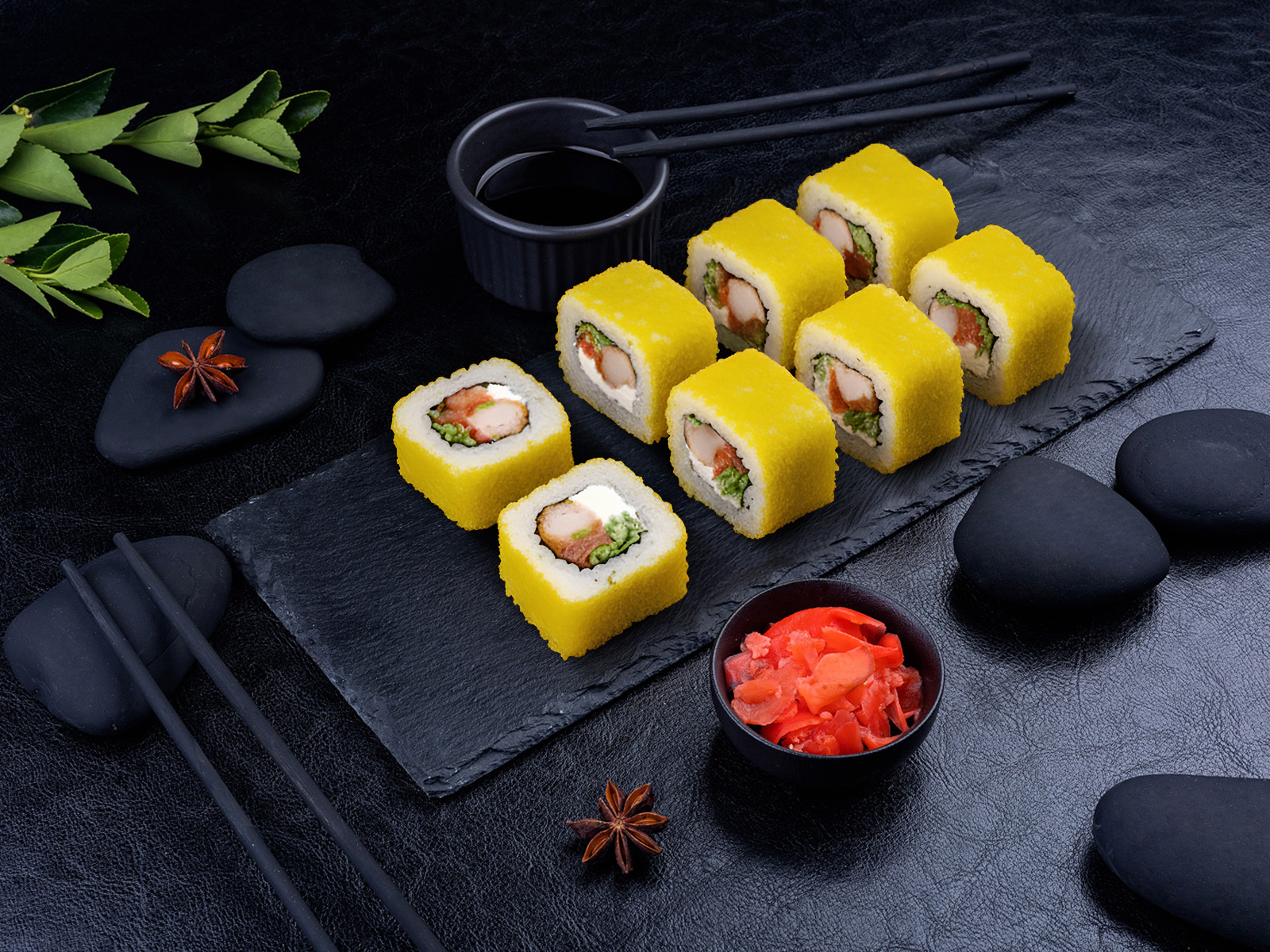 Жареный ролл Цезарь