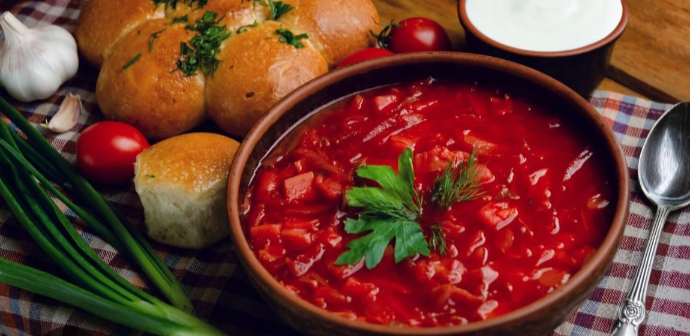 Борщ из говядины