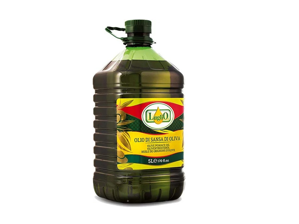 Оливковое рафинированное масло Luglio для жарки Olio di Sansa di Oliva