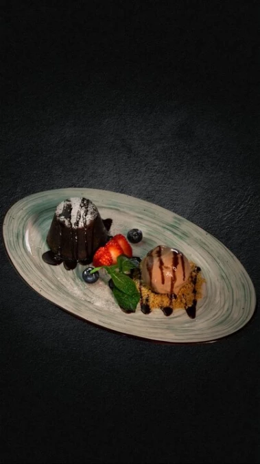 Шоколадный фондан