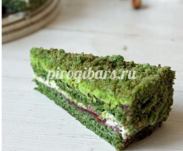 Фисташковое пирожное