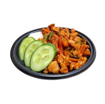 Индейка с овощами в папричном соусе 