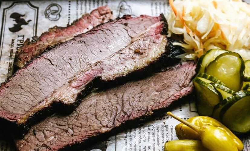 Брискет (говяжья грудинка) BBQ