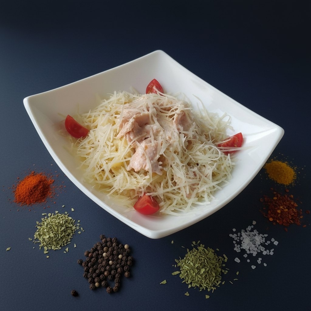 Паста с лососем