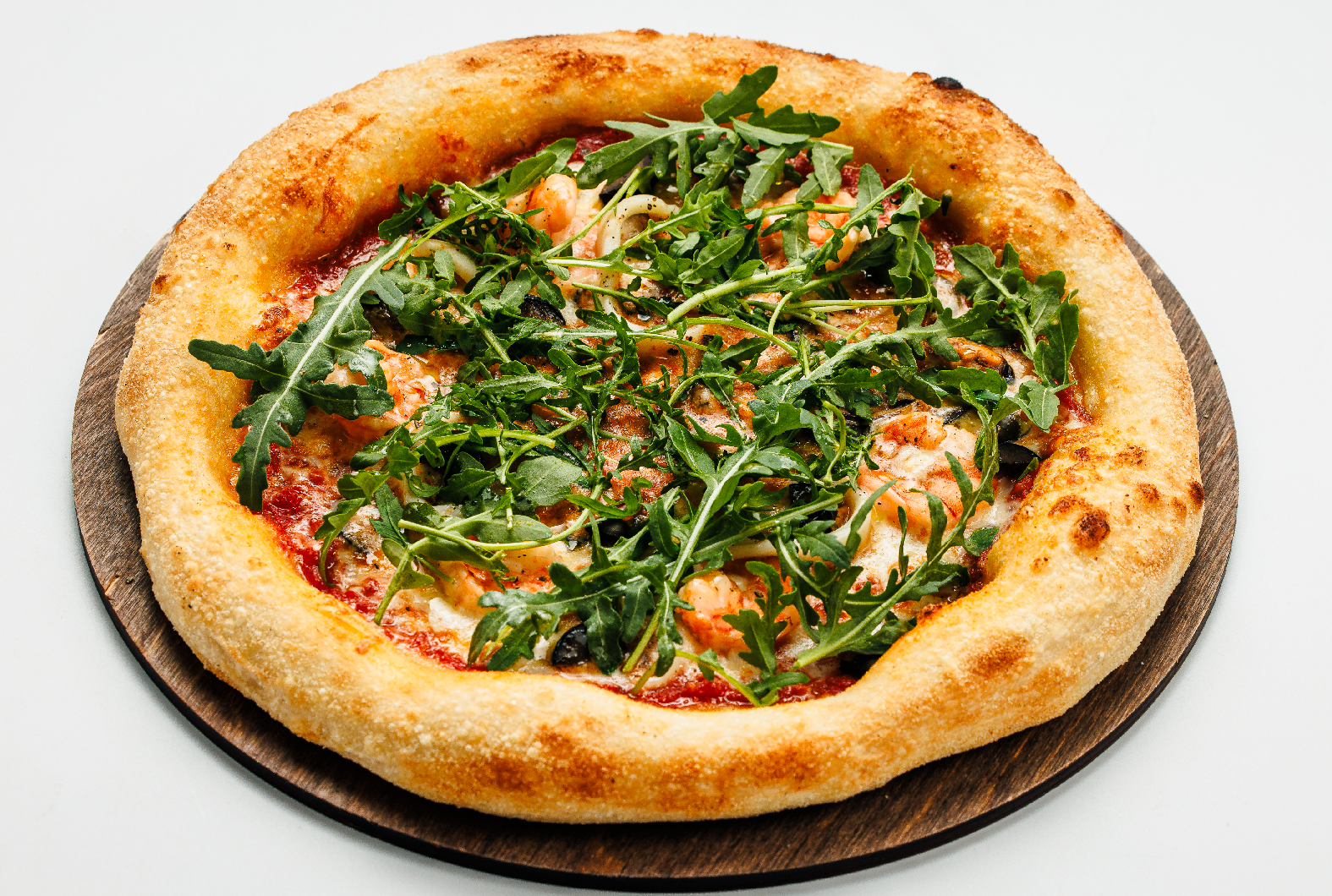 Пицца с морепродуктами