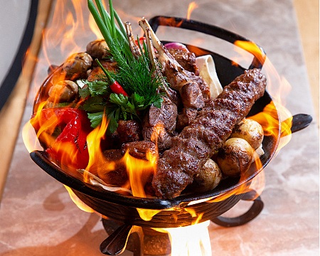 Садж из шашлыков
