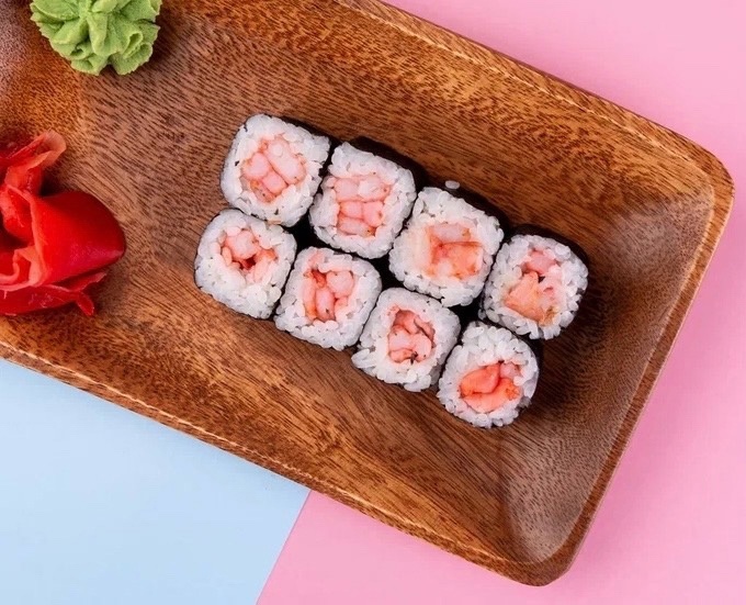Маки с креветкой