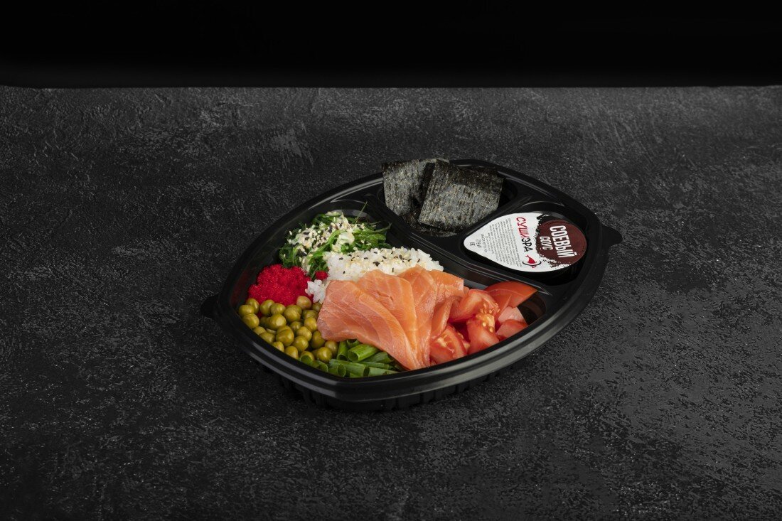 Фит бокс с лососем 490 гр