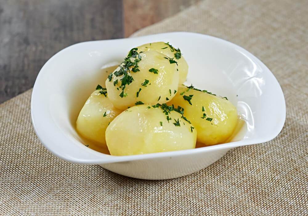 картофель отварной