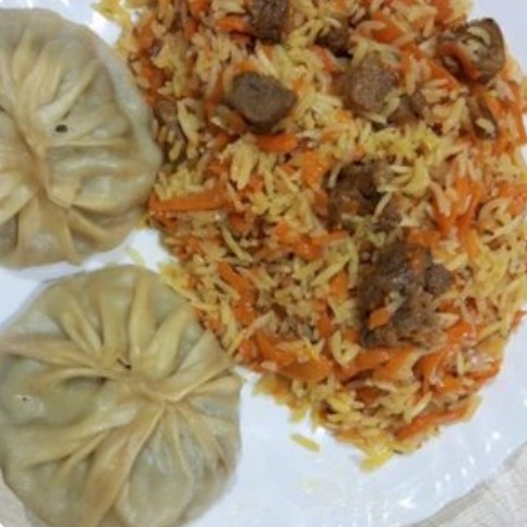 Плов-микс с мантами