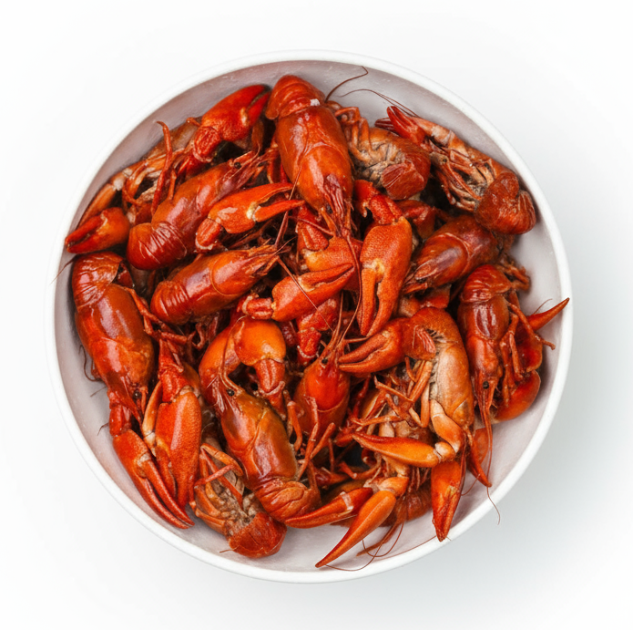 Вареные раки в соусе Табаджан