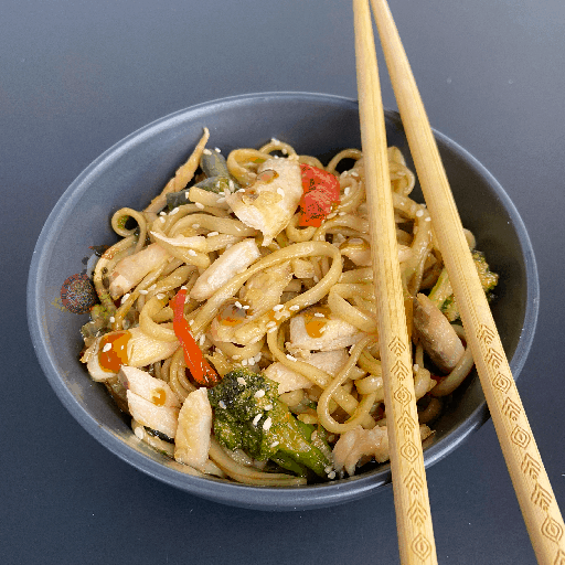 WOK Удон с Лососем
