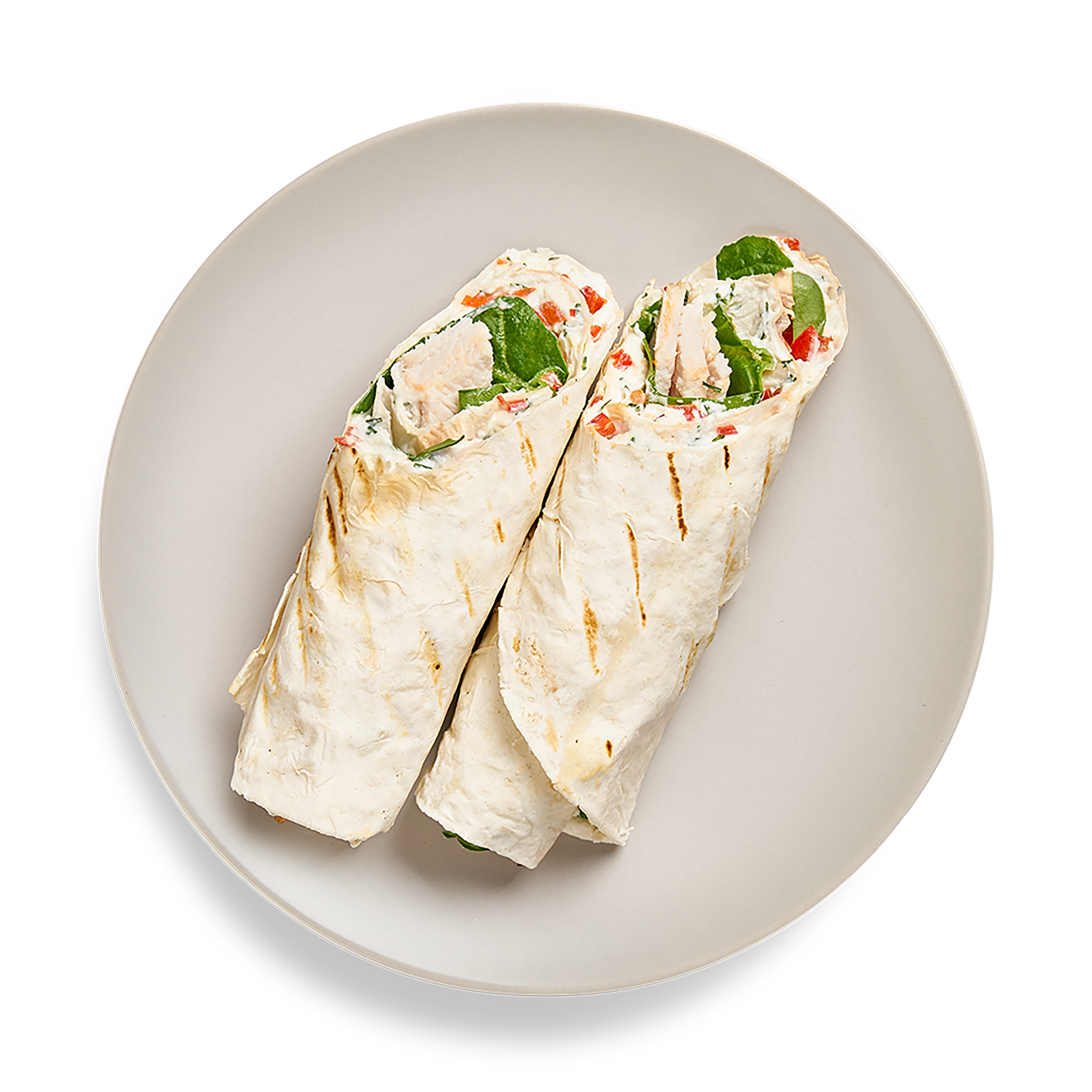 Пшеничный ролл с курицей и фетой