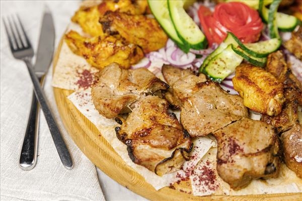 Шашлык ассорти из свинины