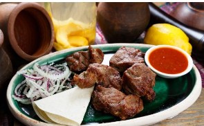 Шашлык из свиной шейки
