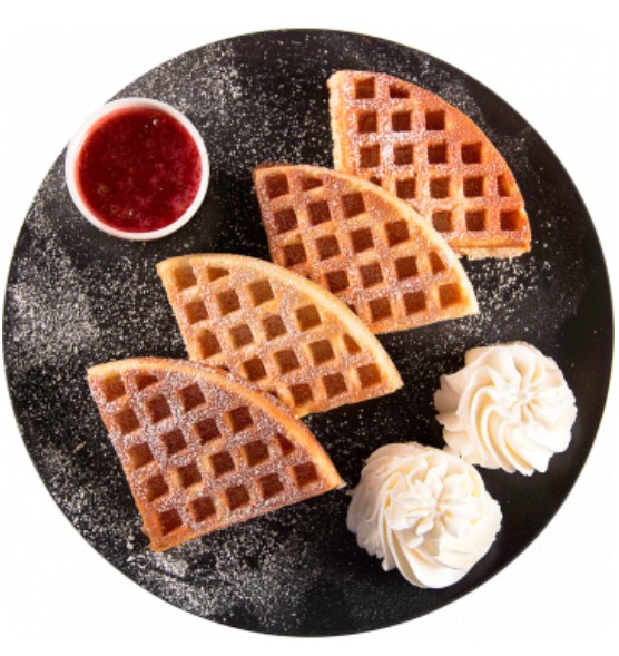 Вафля со смородиновым вареньем