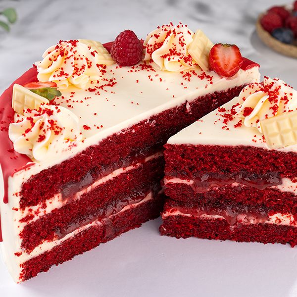 Торт Красный Бархат ( Кусочек 135гр)*