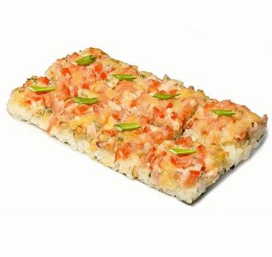 Суши-пицца с курицей