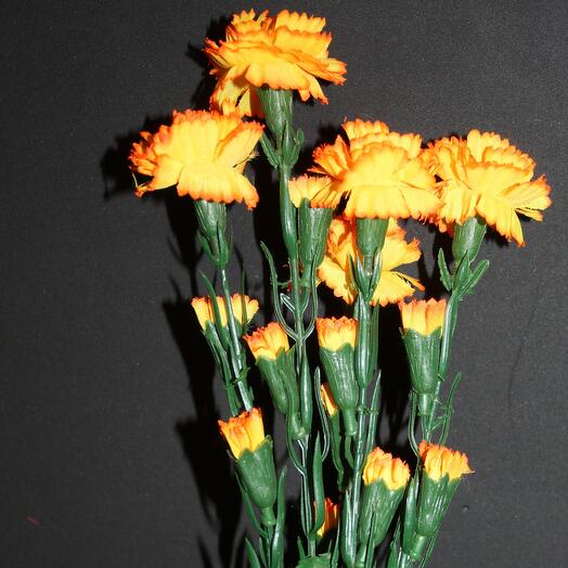 Искусственные цветы Гвоздики кустовые