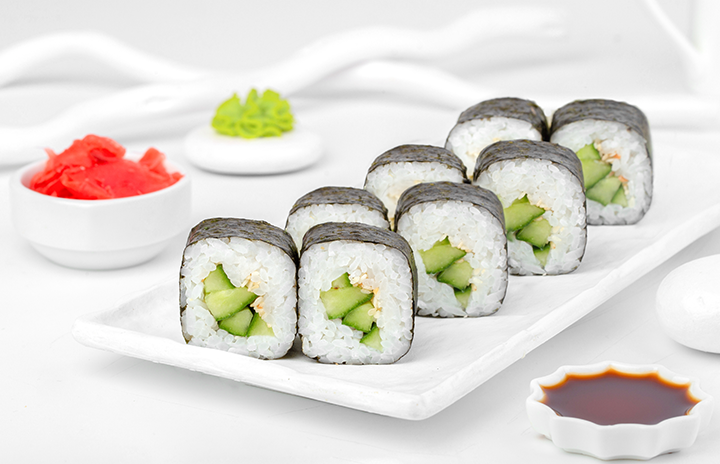 Ролл с огурцом