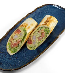 Шаурма с Креветкой со сметаной и мятой