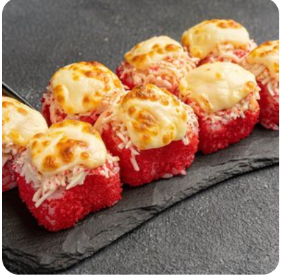 Запечённый Чиз Маки с креветкой