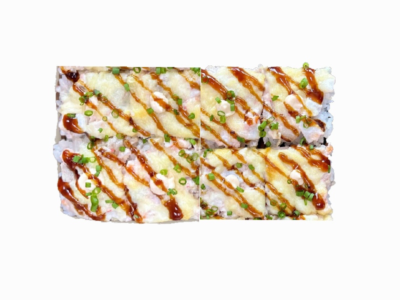 Суши-пицца с курицей