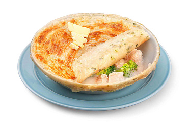 Томленая курочка с брокколи