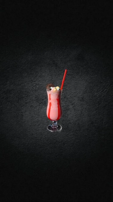 Молочный коктейль малина