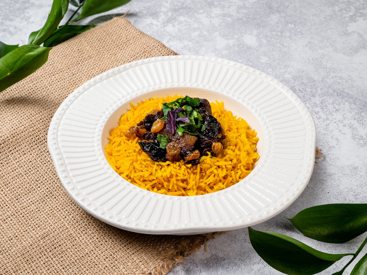 Томлёная баранина с басмати