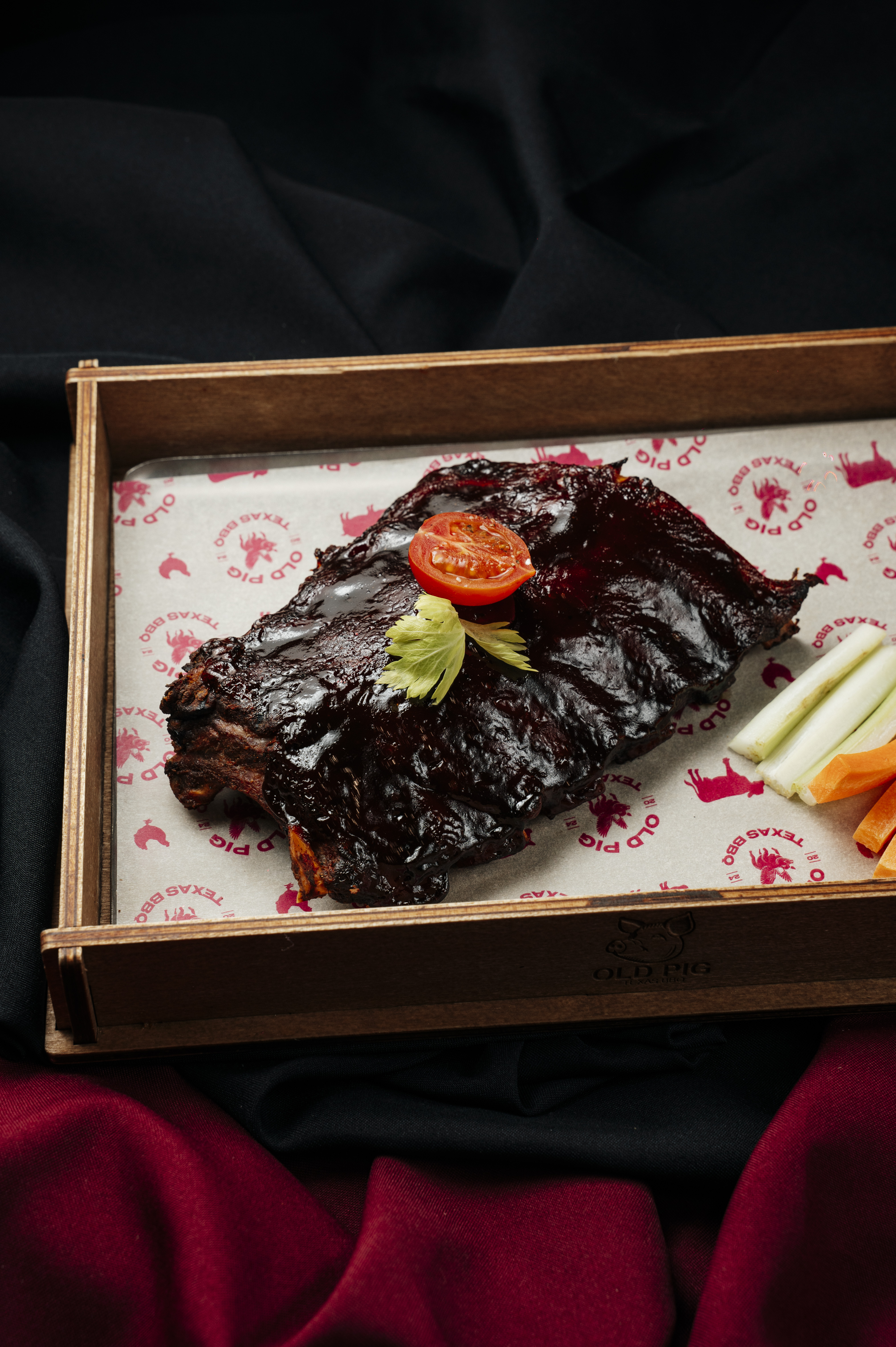 Ребра в соусе BBQ