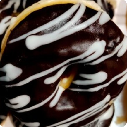 Пончик шоколадный