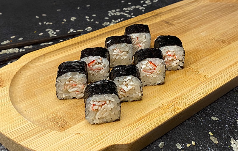 Маки с крабом
