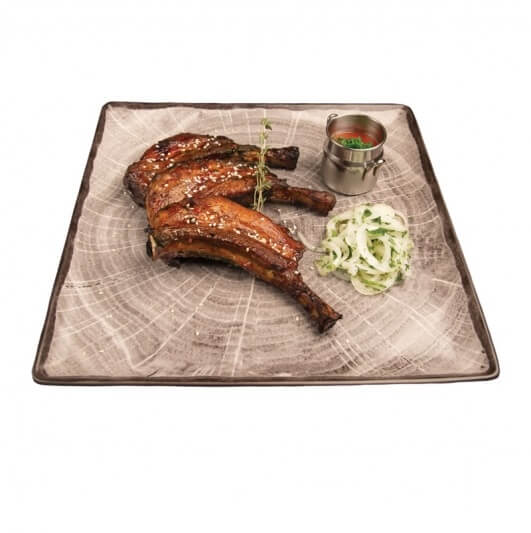 Ребрышки свиные под соусом BBQ