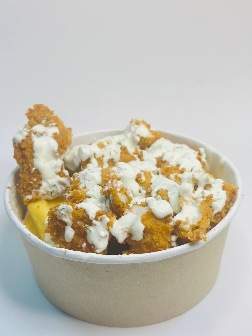 Стрипсы  с картошкой фри 