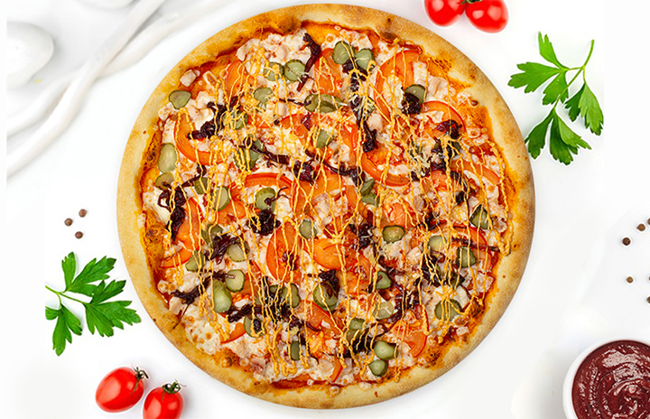 Пицца бургер 25 см