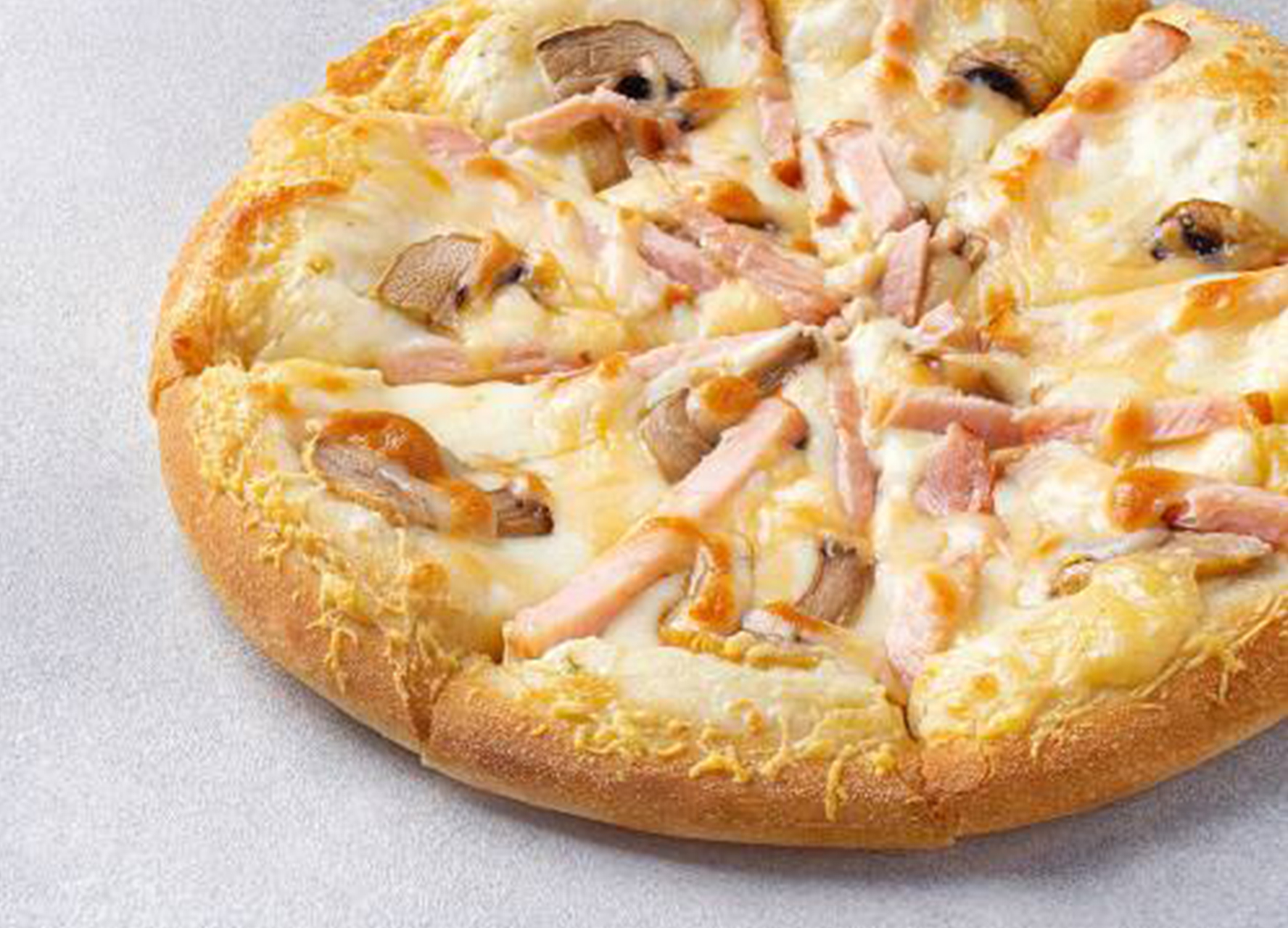 Пицца Пикантный цыплёнок сулугуни 25 см на толстом с сыром