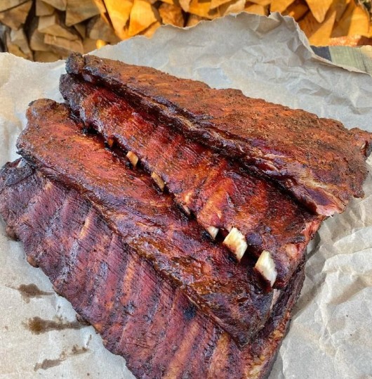 Свинные копченные ребра на вес