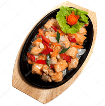 Сковородка из семги