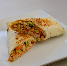 Шаурма с курицей и сыром