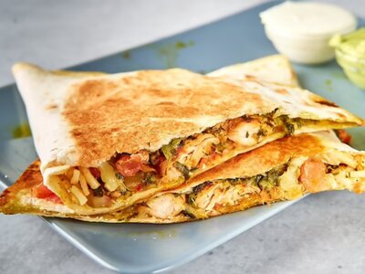 Кесадилья с курицей