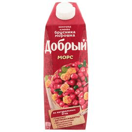 Морс "Добрый" брусника-морошка 1 л