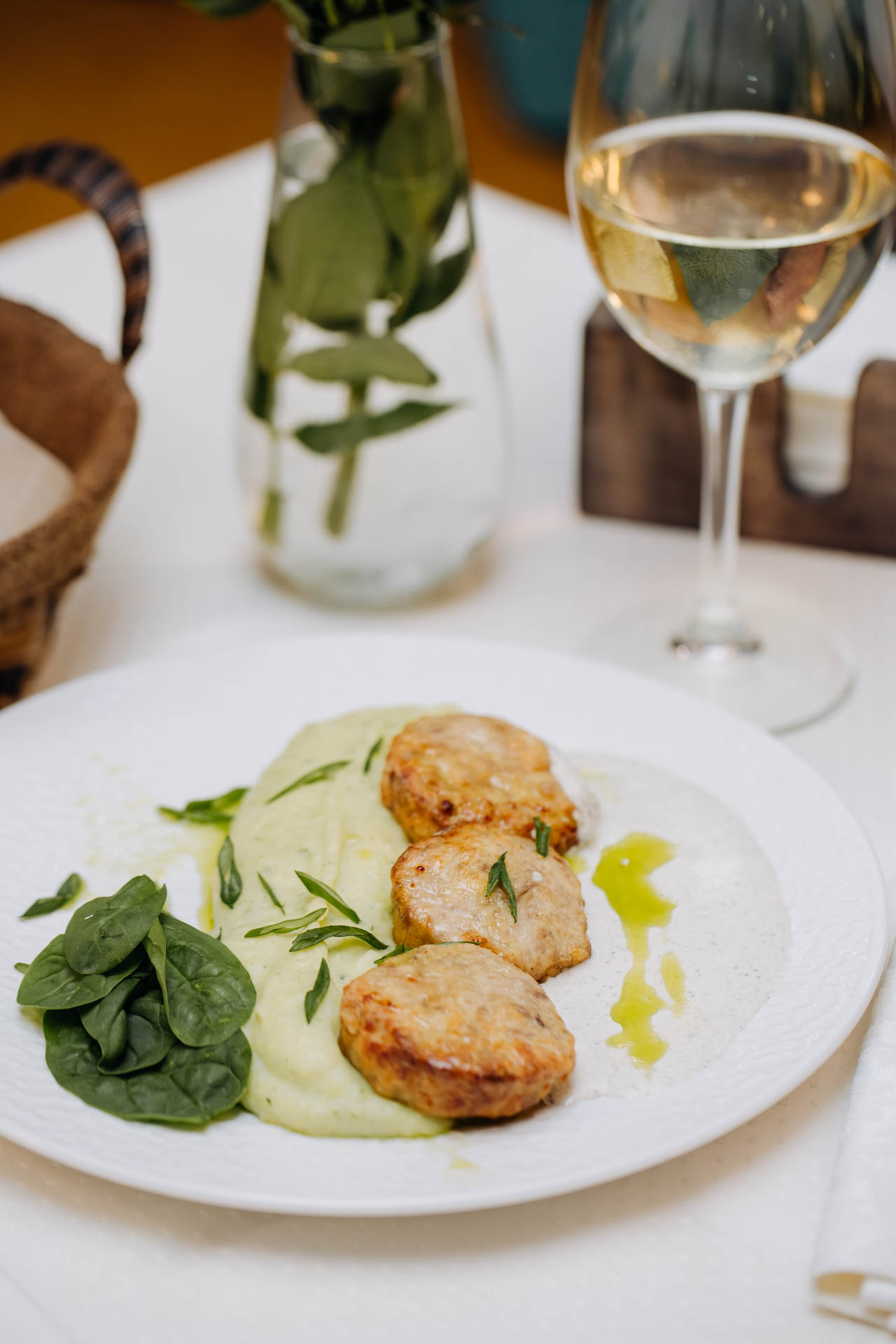 Котлеты из индейки с картофельным пюре